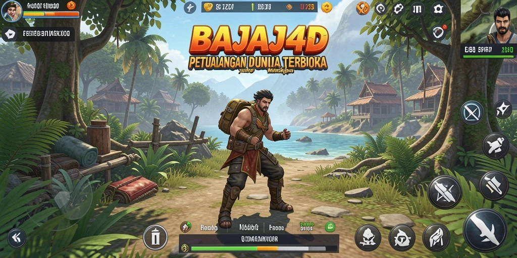Tampilan gameplay BAJAJ4D yang menampilkan eksplorasi dunia terbuka.