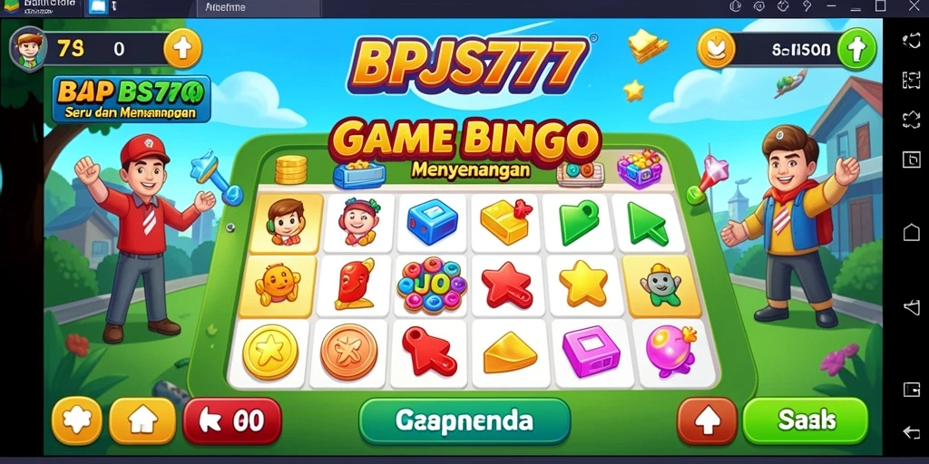 Tampilan gameplay menarik dari BPJS777 dengan kartu Bingo