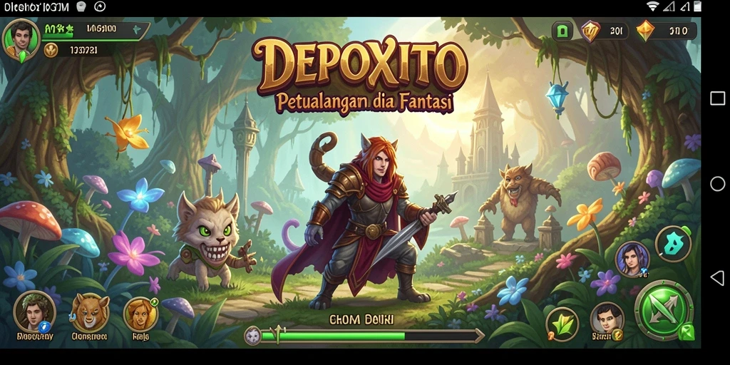 Tampilan gameplay menarik dengan petualangan epik di DEPOXITO.