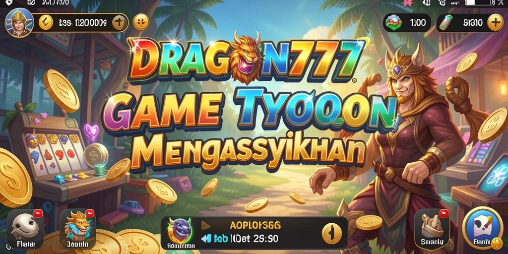 Gameplay Tycoon yang menarik dan menantang di DRAGON777.