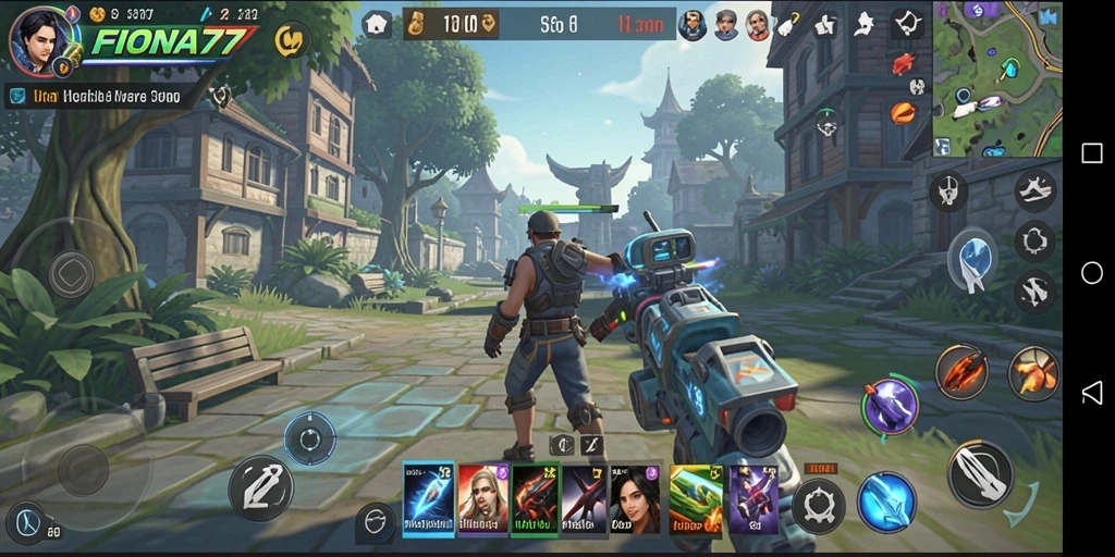 Tampilan antarmuka FIONA77 yang intuitif dan fungsional.