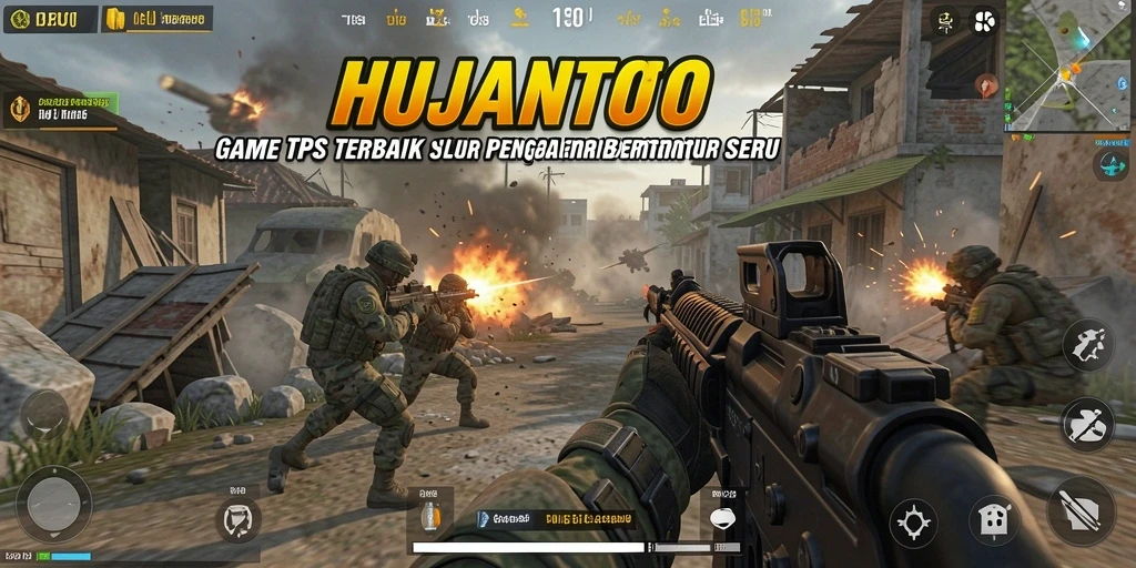 Screenshot menampilkan aksi gameplay seru di HUJANTOTO.