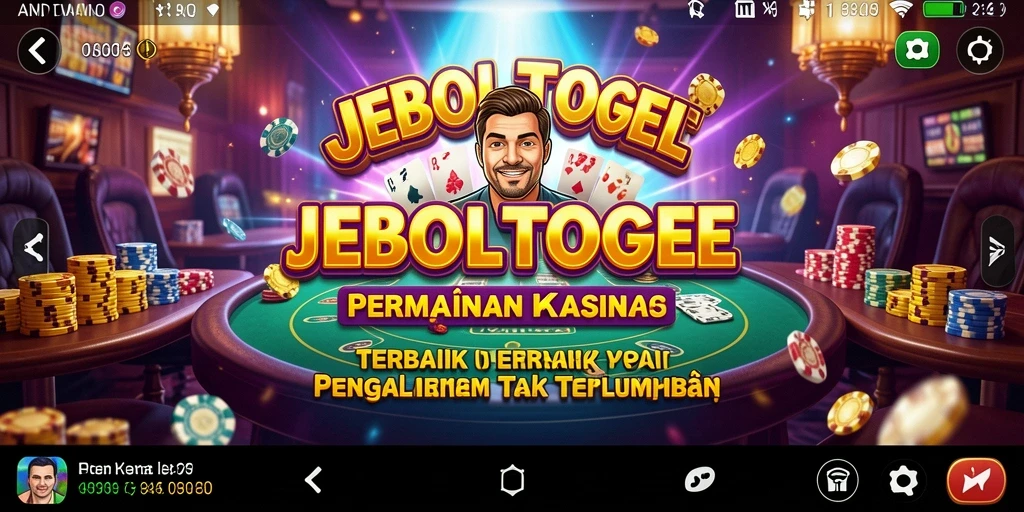 Menampilkan gameplay mendebarkan dari permainan Kasino JEBOLTOGEL.