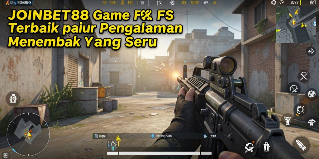 Gameplay seru dari JOINBET88 dengan aksi tembak-menembak yang intens.