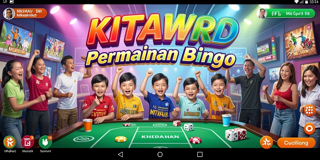 Tampilan menarik permainan Bingo di KITAWD yang seru.