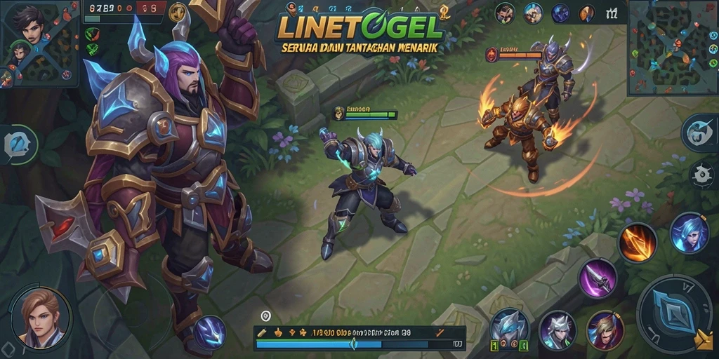 Gameplay MOBA seru LINETOGEL yang menantang dan kompetitif.