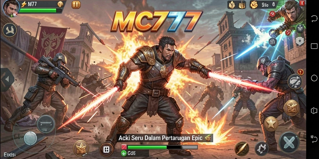 Tampilan menegangkan dari pertarungan epik di MC777.