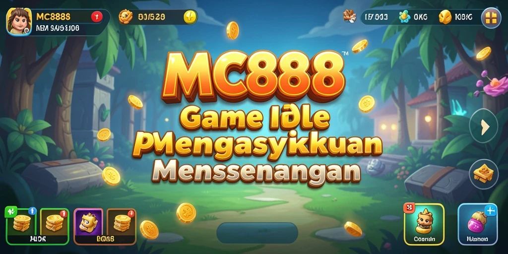 Tampilan screenshot utama MC888 yang menunjukkan gameplay Idle yang menarik.