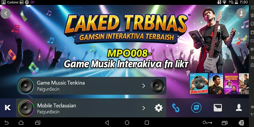 Tampilan gameplay MPO08 menampilkan keseruan dalam menyelesaikan tantangan musik.