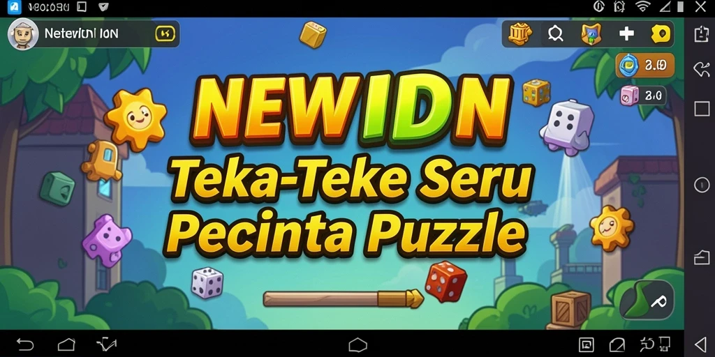 Screenshot gameplay NEWIDN yang menampilkan tantangan puzzle yang menarik.
