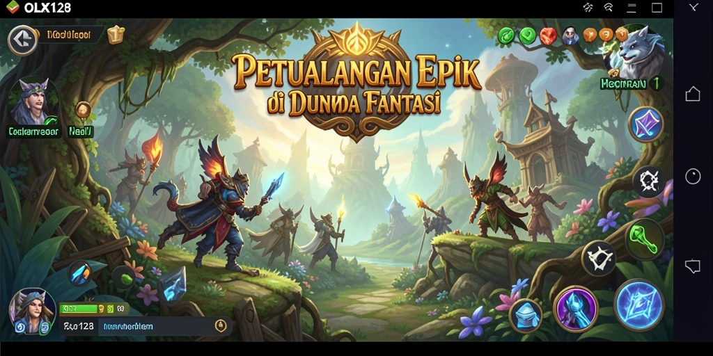 Gameplay menarik dari OLX128 yang memikat perhatian pemain RPG.