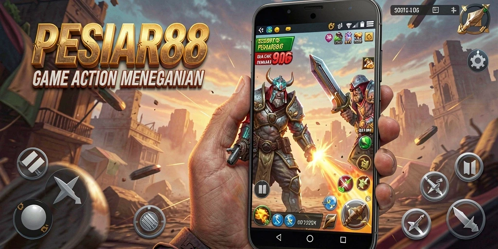 Tampilan action seru dalam gameplay PESIAR88 yang memukau.