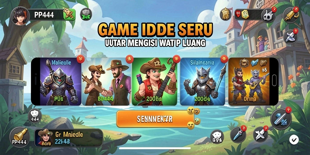 Tampilan gameplay PP444 yang menarik dan interaktif.