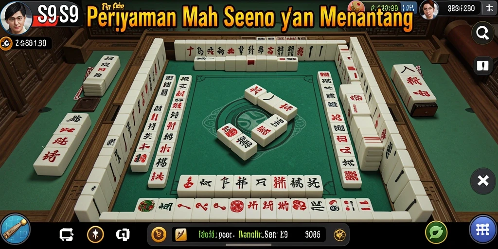 Tampilan gameplay Mahjong yang seru dan menantang di S9S9.