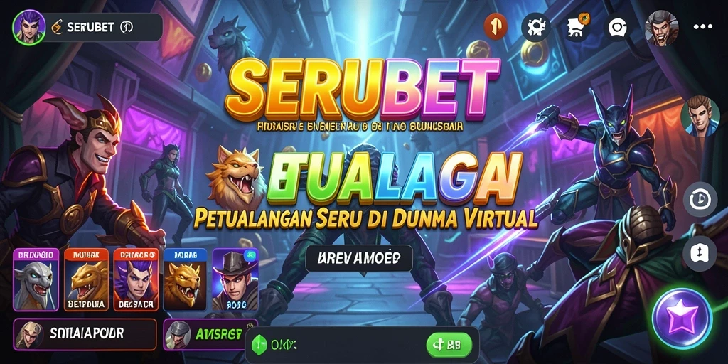 Gameplay SERUBET yang penuh petualangan dan tantangan.