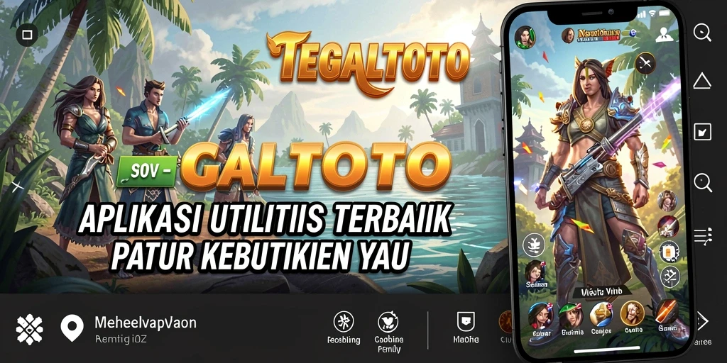 Tampilan utama <strong>TEGALTOTO</strong> dengan fitur-fitur utilitas yang memudahkan.