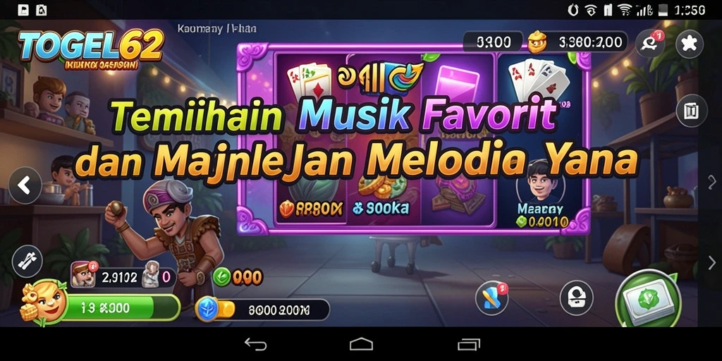 Screenshot gameplay TOGEL62 yang menunjukkan momen menyenangkan saat karaoke.