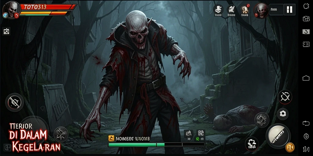 Tampilan gameplay mencekam TOTO313 yang penuh ketegangan.