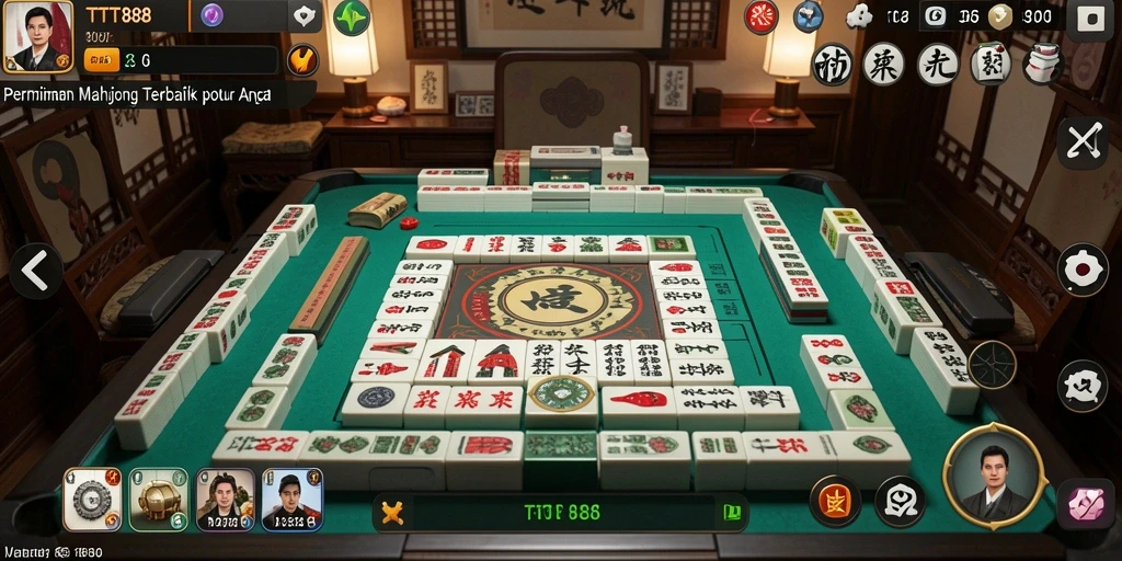 Gameplay seru dalam Mahjong di TTT888 yang menantang.