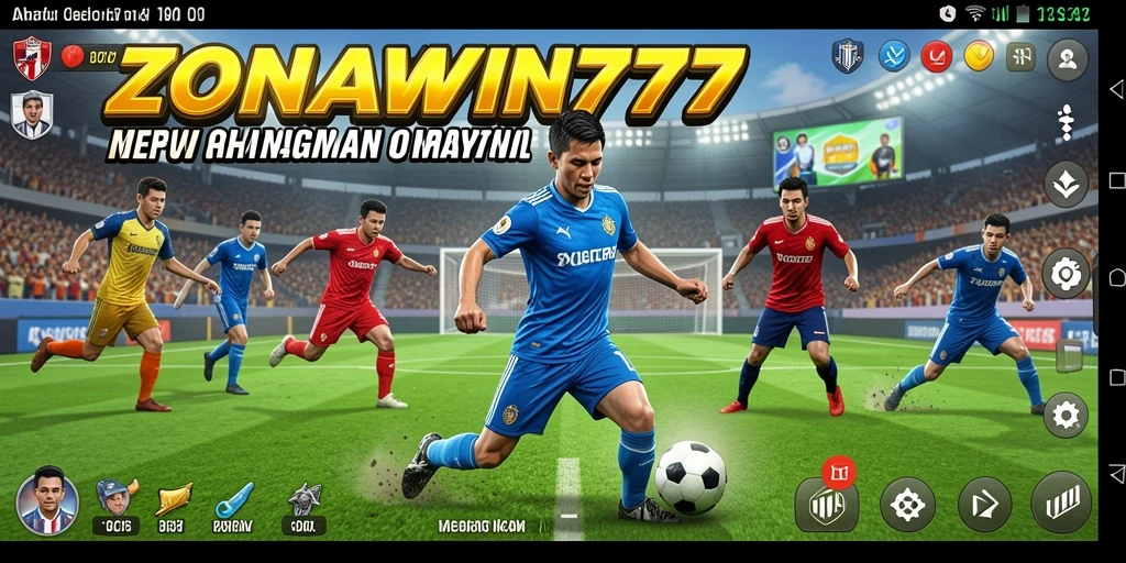 Screenshot gameplay ZONAWIN777 menampilkan aksi seru dalam olahraga.